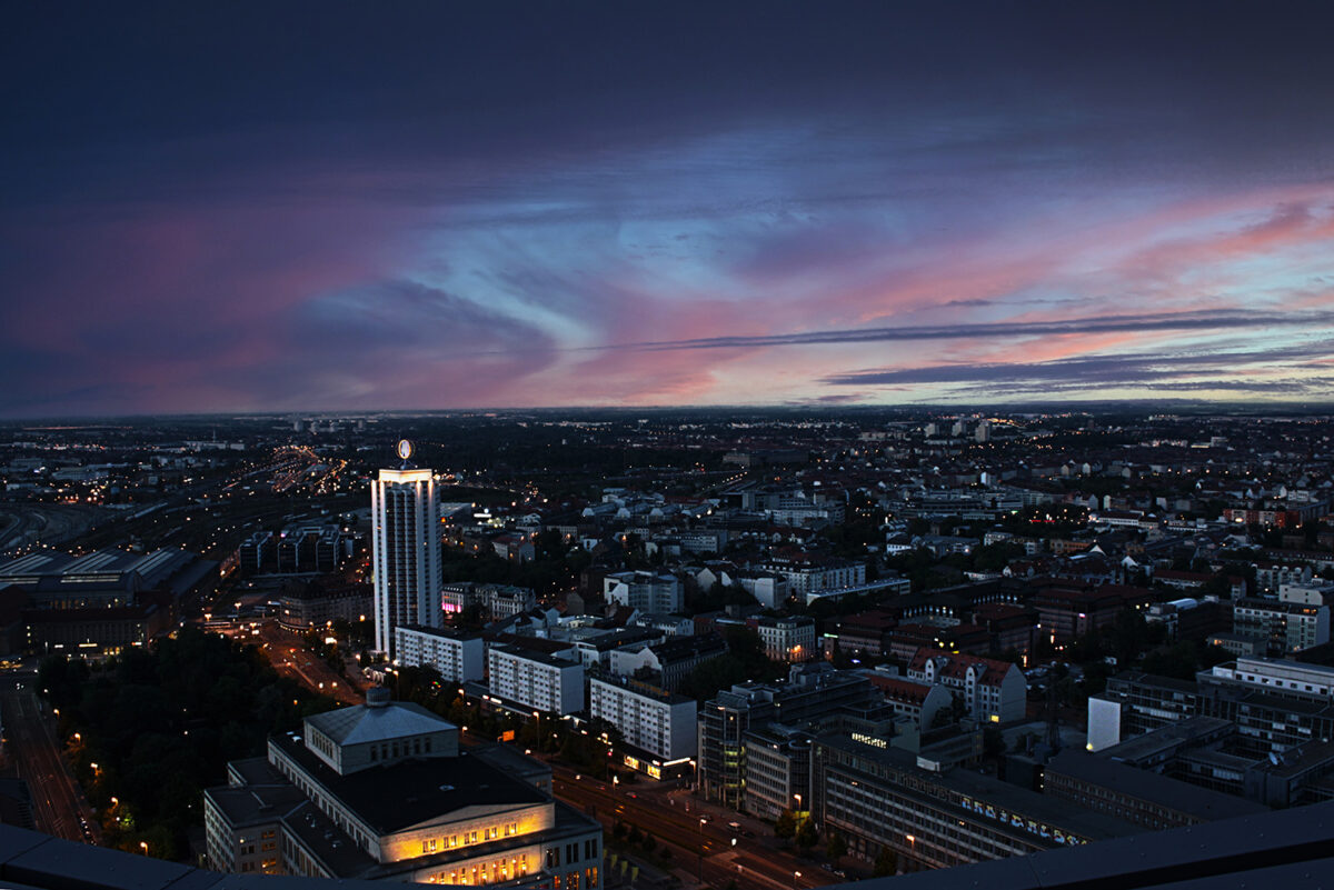 Uniriese Leipzig Aussichtsplattform Panorama Tower