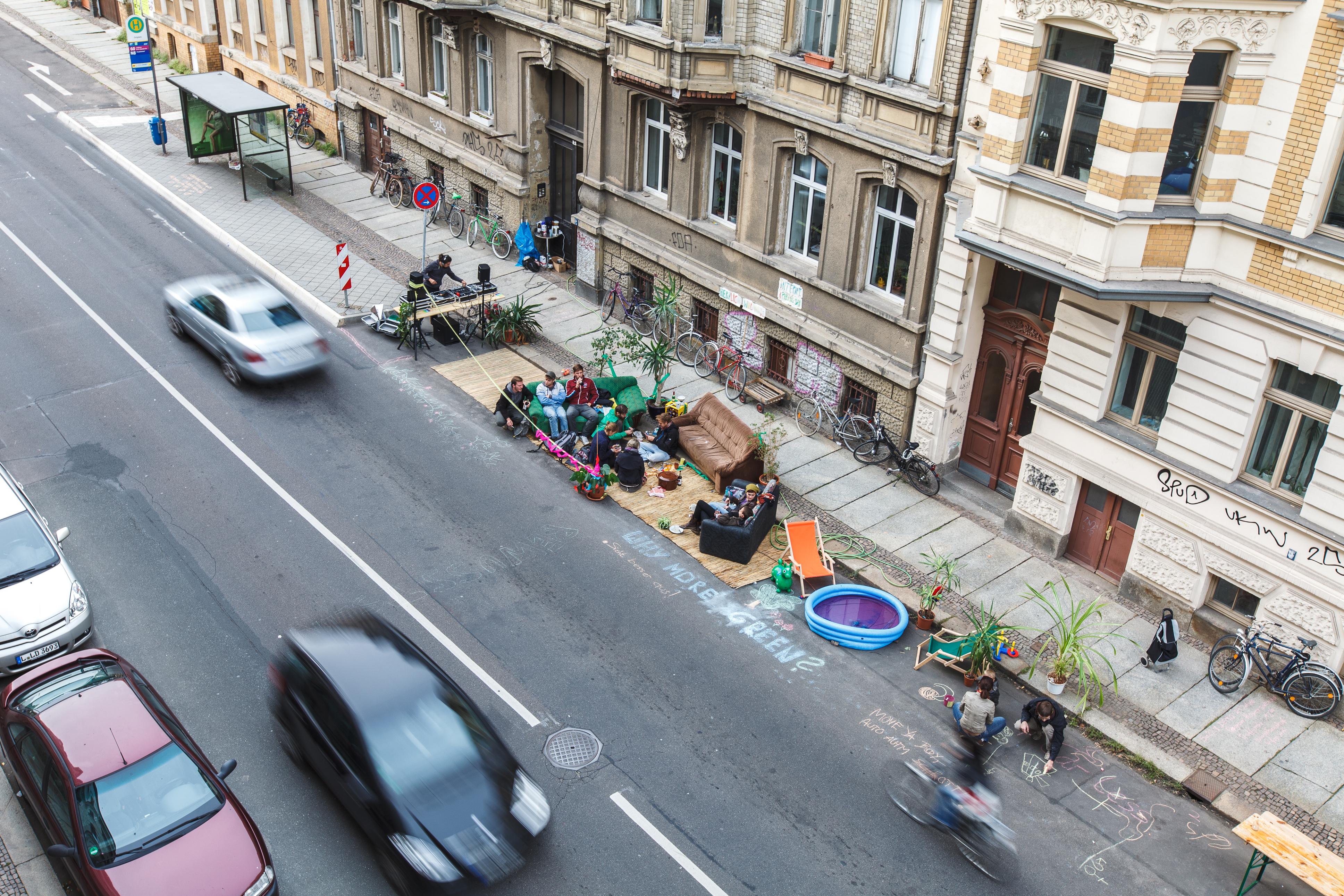 PARK(ing) Day Leipzig Gestalte deine ParkLücke!